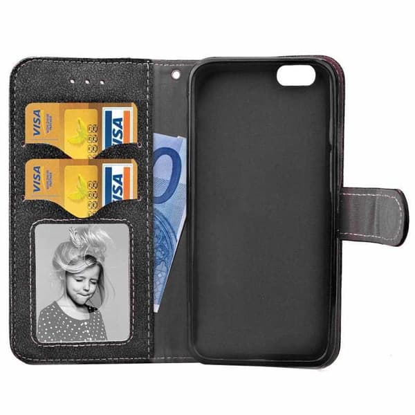 iPhone 6/6S Praktisk Plånboksfodral med 6-FACK Pharah
