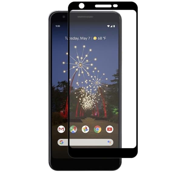 Google Pixel 3a XL Heltäckande 3D Härdat Glas Skärmskydd 0,2mm