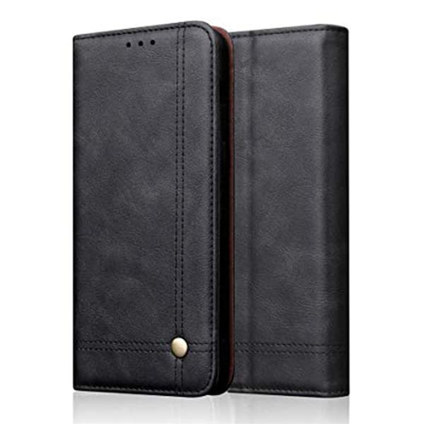 Huawei Y6 2019 - Exklusivt Slittåligt Plånboksfodral LEMAN