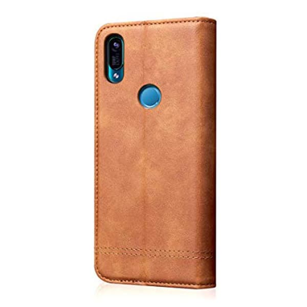 Huawei Y6 2019 - Exklusivt Slittåligt Plånboksfodral LEMAN