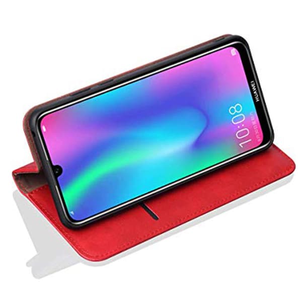 Huawei Y6 2019 - Exklusivt Slittåligt Plånboksfodral LEMAN