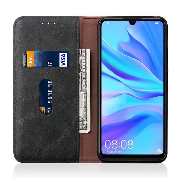 Huawei P30 Lite - Stilsäkert Plånboksfodral (LEMAN)