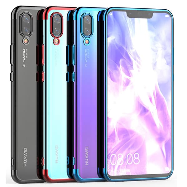 Huawei P20 Lite - Stilrent Skyddsskal i Silikon (Floveme)