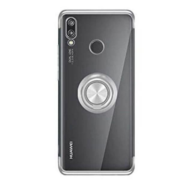 Huawei P20 Lite - Elegant Silikonskal med Ringhållare