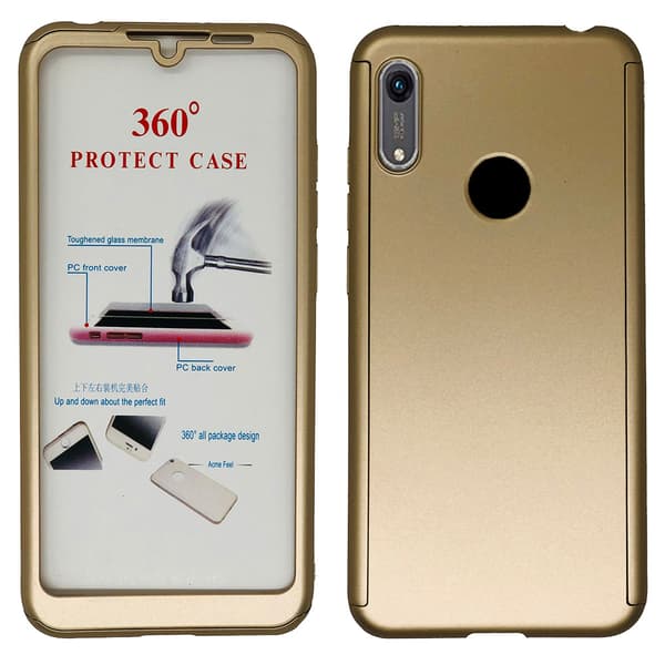 Huawei Y6 2019 - Skyddande Dubbelsidigt Skal FLOVEME
