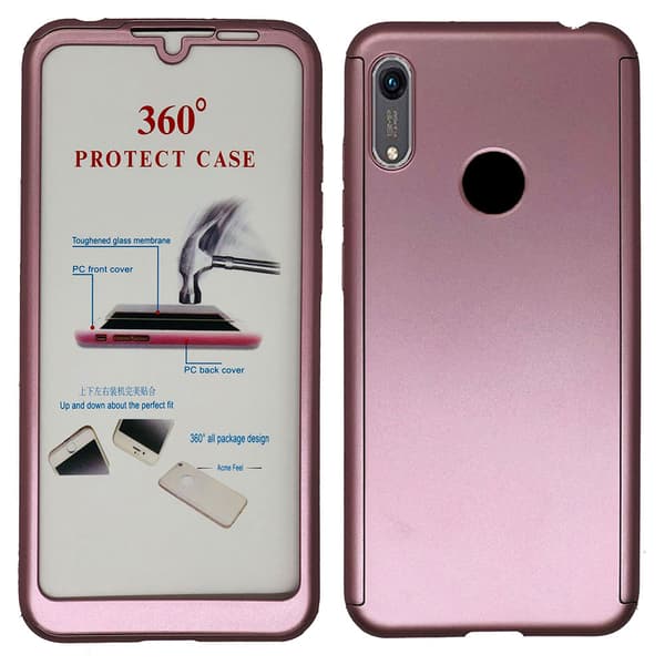 Huawei Y6 2019 - Skyddande Dubbelsidigt Skal FLOVEME