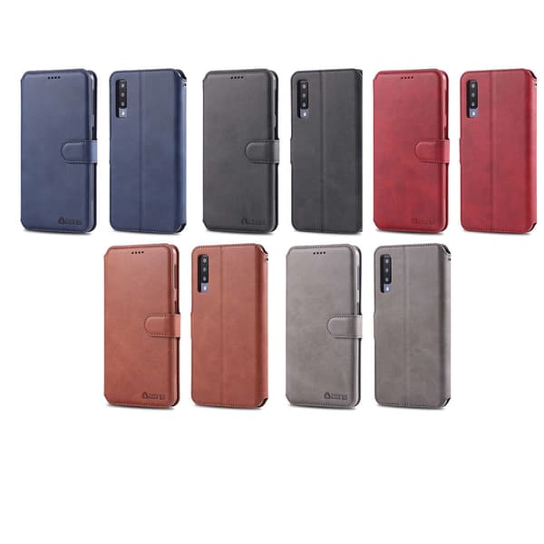 Samsung Galaxy A70 - Stötdämpande Smidigt Plånboksfodral