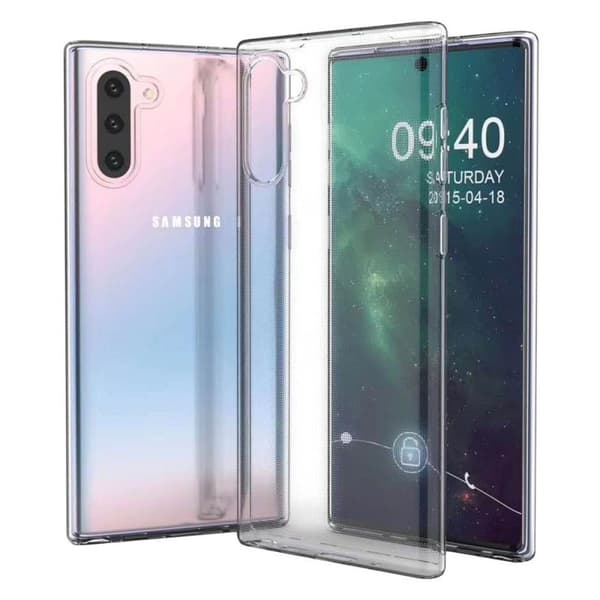 Silikone cover transparent Samsung Galaxy Note 10 (SM-N970F)