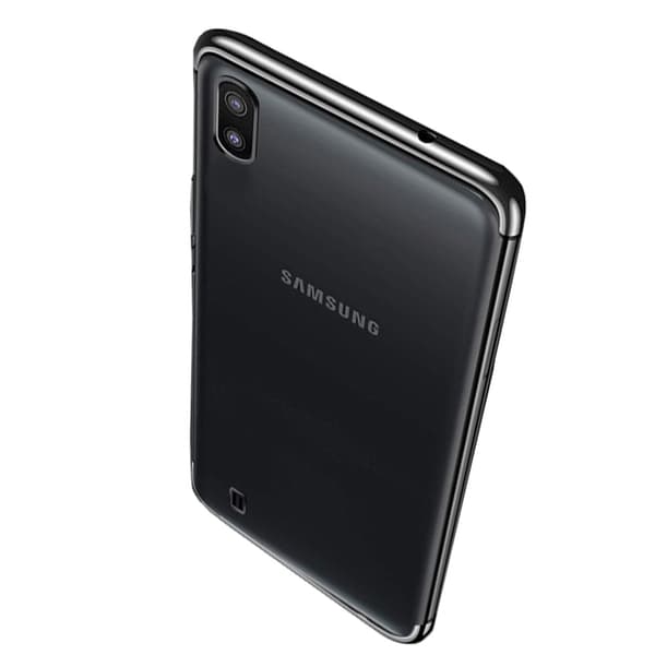 Samsung Galaxy A10 - Stötdämpande Silikonskal (FLOVEME) Silver