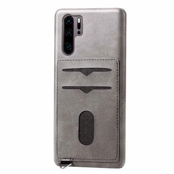 Huawei P30 Pro - LEMAN Skal med Korthållare