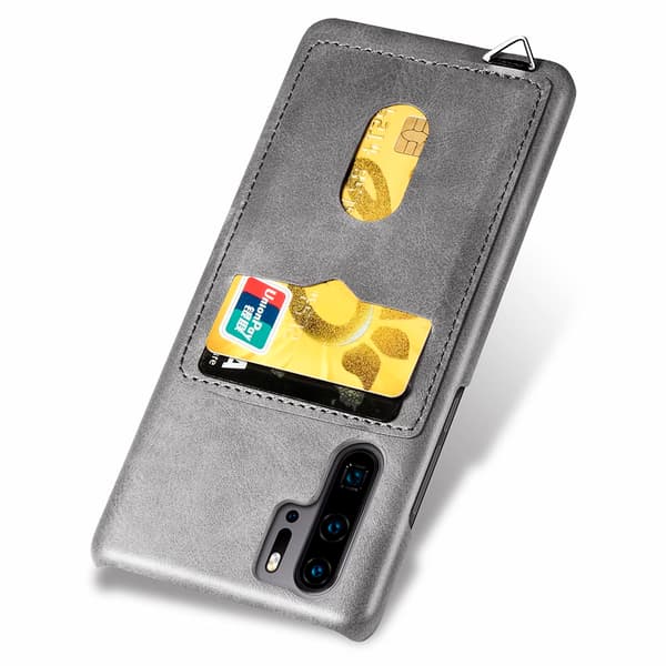 Huawei P30 Pro - LEMAN Skal med Korthållare