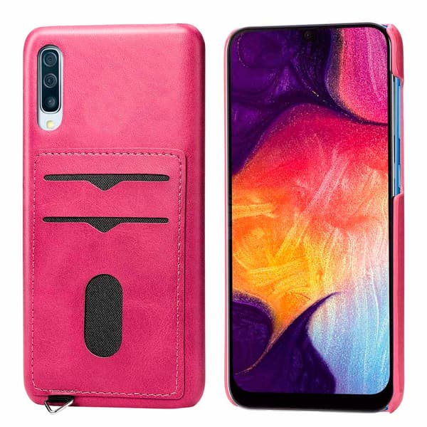 Stilrent Skal med Kortfack - Samsung Galaxy A50