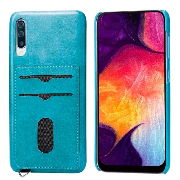 Stilrent Skal med Kortfack - Samsung Galaxy A50