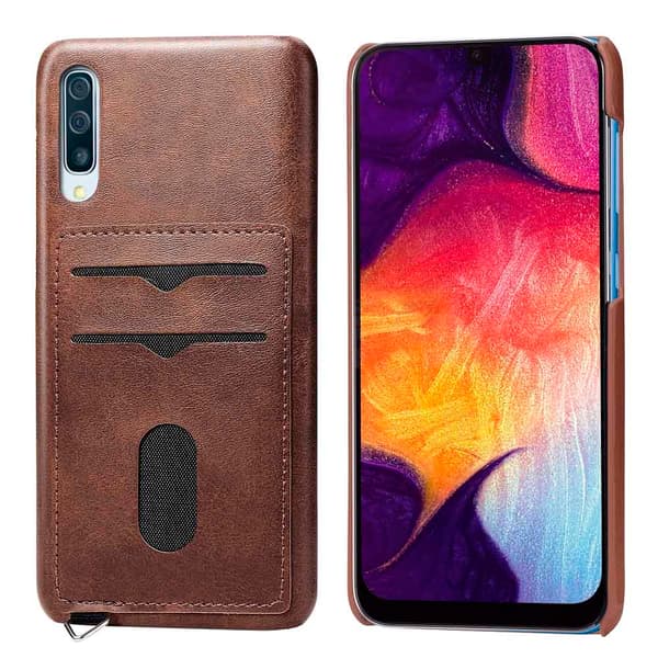 Stilrent Skal med Kortfack - Samsung Galaxy A50