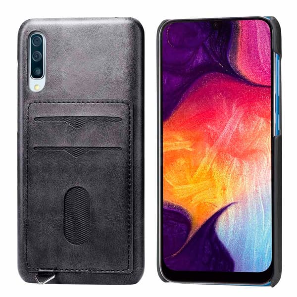 Stilrent Skal med Kortfack - Samsung Galaxy A50