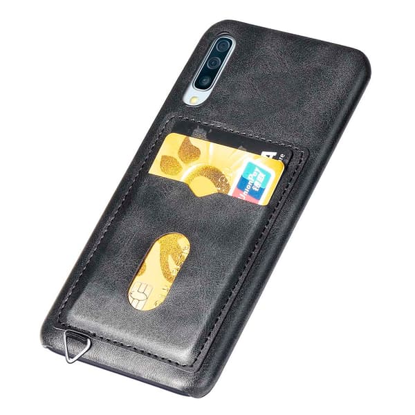 Stilrent Skal med Kortfack - Samsung Galaxy A50