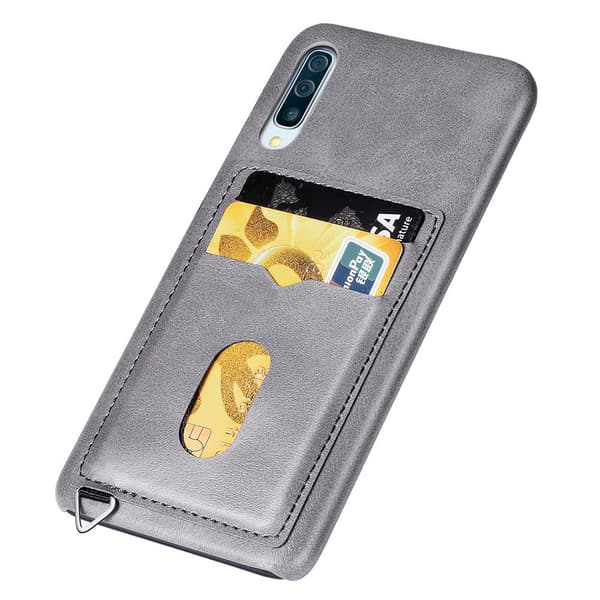 Stilrent Skal med Kortfack - Samsung Galaxy A50
