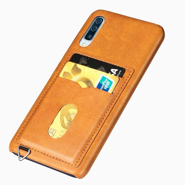 Stilrent Skal med Kortfack - Samsung Galaxy A50