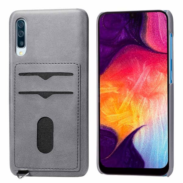 Stilrent Skal med Kortfack - Samsung Galaxy A50