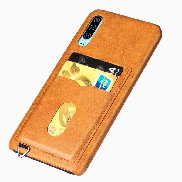 Huawei P30 - Genomtänkt Smart Skal med Kortfack