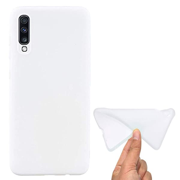 Samsung Galaxy A70 - Stils�kert Mattbehandlat Silikonskal NKOBEE