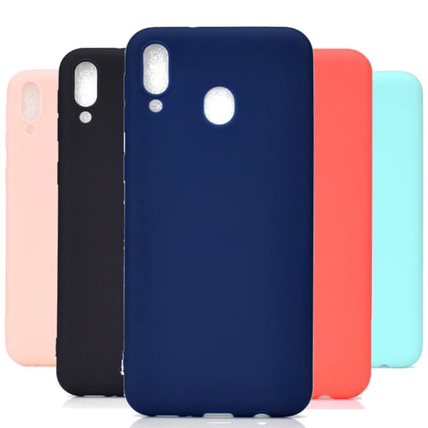 Genomtänkt Silikonskal Mattbehandlat - Samsung Galaxy A40