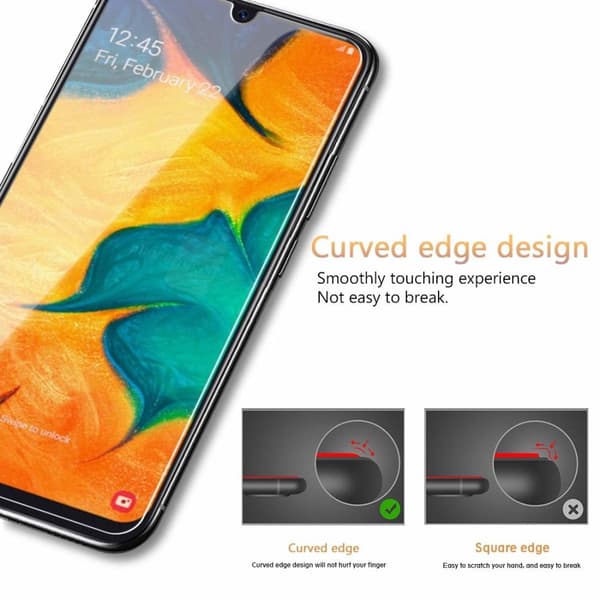 2 Pack Samsung Galaxy A50 tempered glass