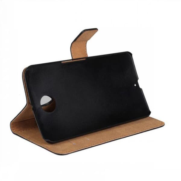 Plånboksfodral Äkta Skinn Google Nexus 6