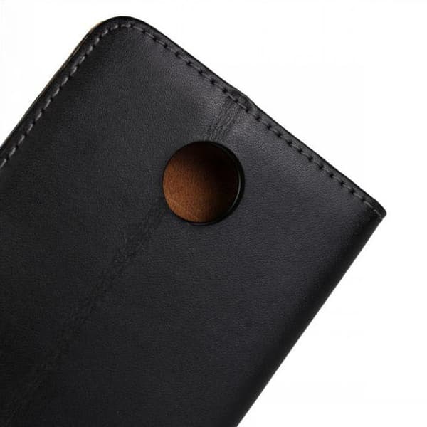 Plånboksfodral Äkta Skinn Google Nexus 6