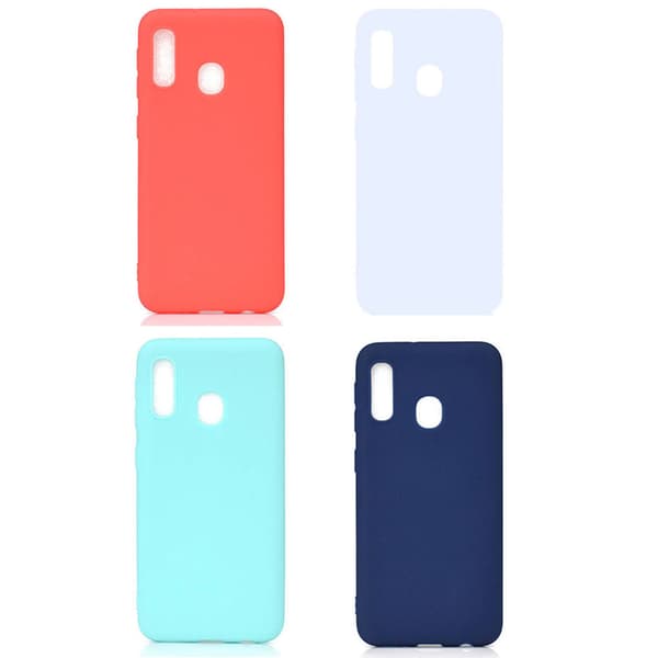 Slittåligt Mattbehandlat Silikonskal - Samsung Galaxy A20E