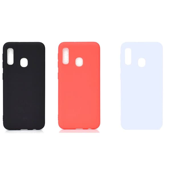 Samsung Galaxy A20E - Kraftfullt Silikonskal NKOBEE