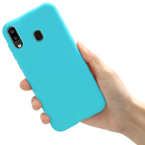Skyddande Mattbehandlat Silikonskal - Samsung Galaxy A20E