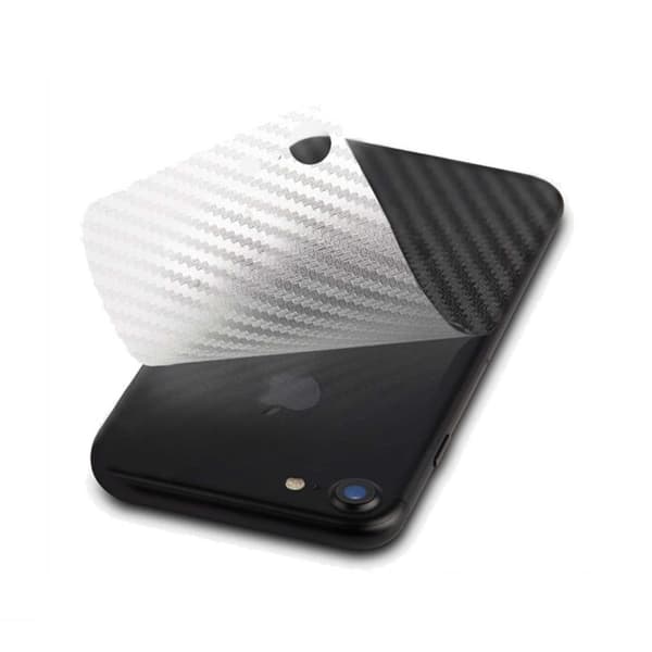 iPhone 7/8 Kolfiber Skin Skyddsplast Baksida