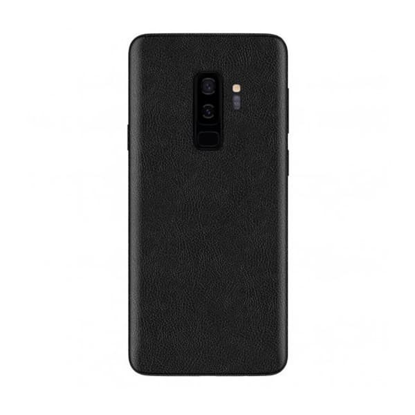Galaxy S9 Plus Skinn Läder Skyddsplast Skin Wrap Baksida
