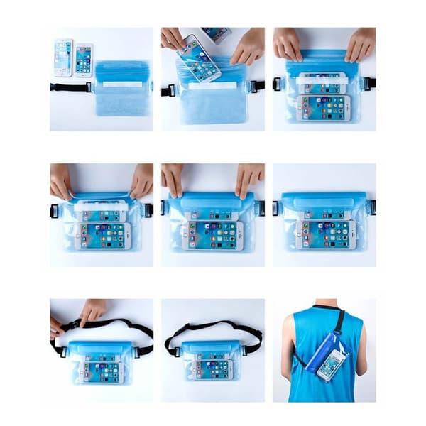 Vanntett sakspose for mobiltelefon Universal Mobile Bag