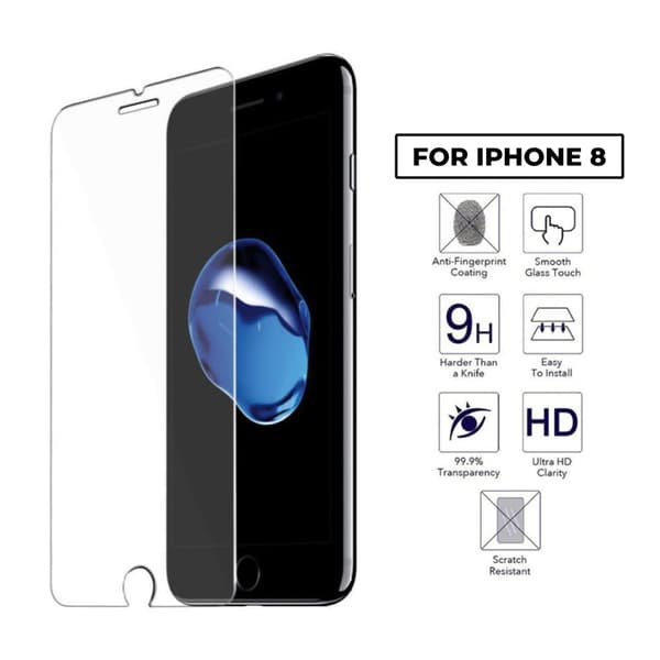 iPhone 7 HD Skärmskydd Härdat Glas
