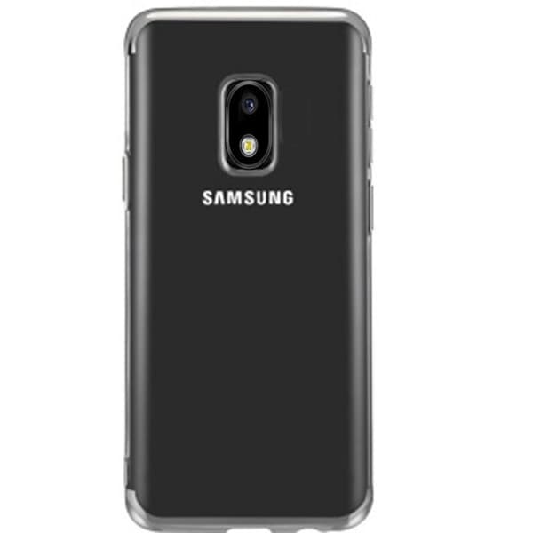 Samsung Galaxy J7 2017 - Silikonskal Silver