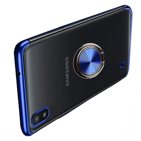Samsung Galaxy A10 - Praktiskt Silikonskal med Ringhållare