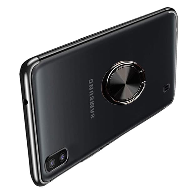 Samsung Galaxy A10 - Praktiskt Silikonskal med Ringhållare