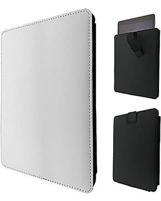 Pull tab / Läderficka - iPad 9.7 / iPad Air 2 Vit