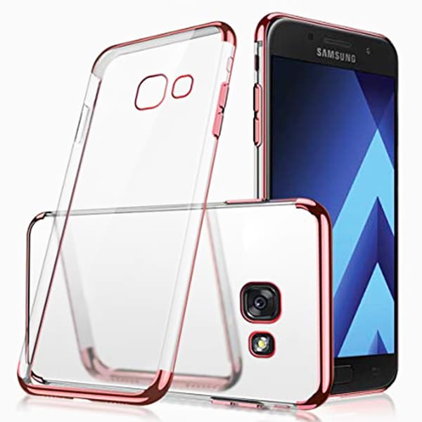 Samsung Galaxy A5 2017 - Robust Effektfullt Silikonskal Roséguld