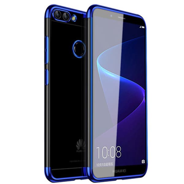 Huawei P Smart 2018 - Effektfullt Silikonskal med Ringhållare