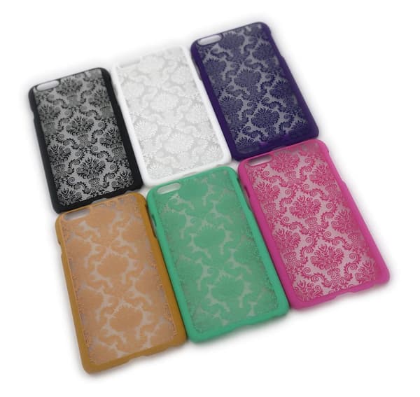 iPhone 6/6S PLUS Flower Vintage Skal Guld
