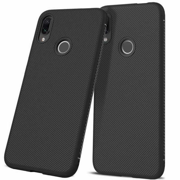 Xiaomi Redmi Note 7 Stöttåligt Skal FullCarbon V3