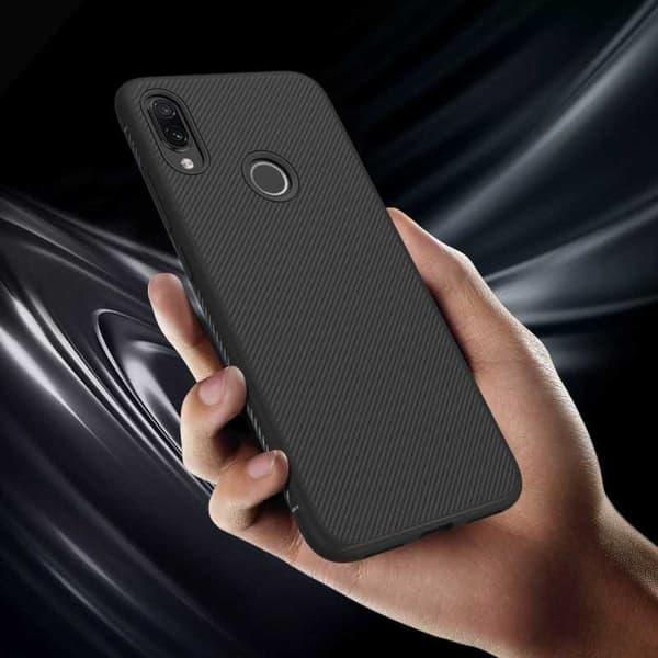 Xiaomi Redmi Note 7 Stöttåligt Skal FullCarbon V3