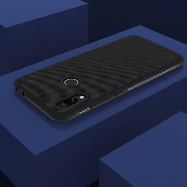 Xiaomi Redmi Note 7 Stöttåligt Skal FullCarbon V3