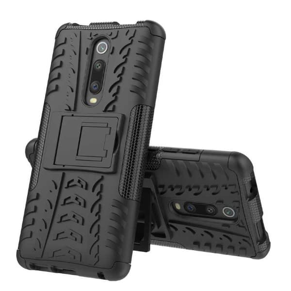 Xiaomi Mi 9T stødsikkert cover med Support Active