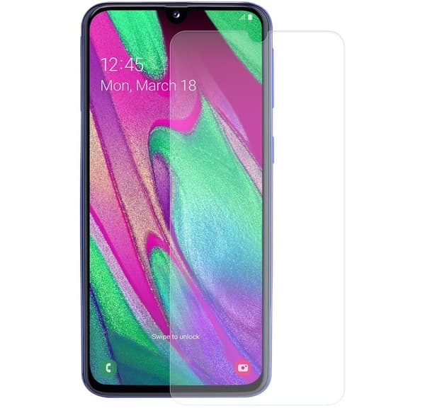 2-Pak Samsung Galaxy A40 Skærmbeskytter i Hærdet Glas 0,3mm