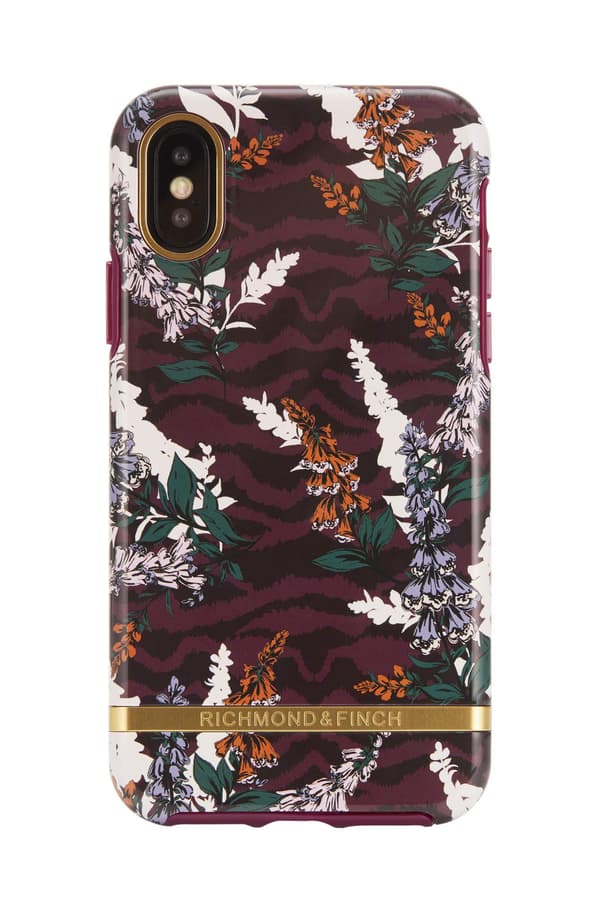Richmond & Finch case to IPhone XS Max - Floral Zebra