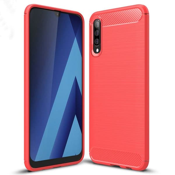 Stöttåligt Armor Carbon TPU-skal Samsung A70